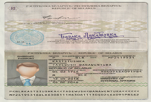 Belarus Passport Template In Psd Format, Fully Editable